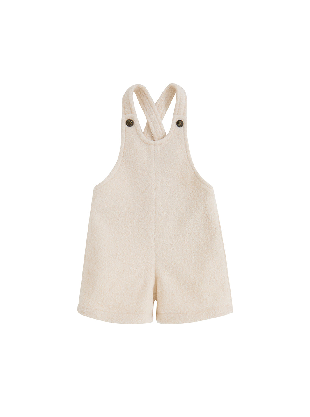 Brushed Sherpa Overall - Off White