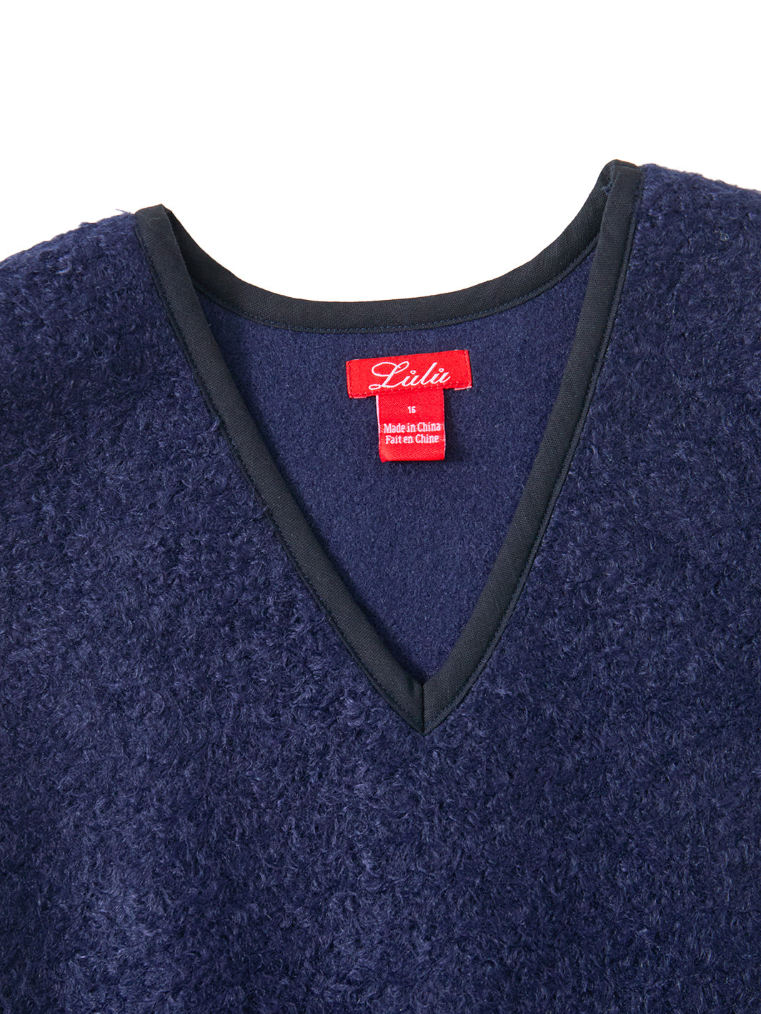 Brushed Sherpa Teen Set - Navy