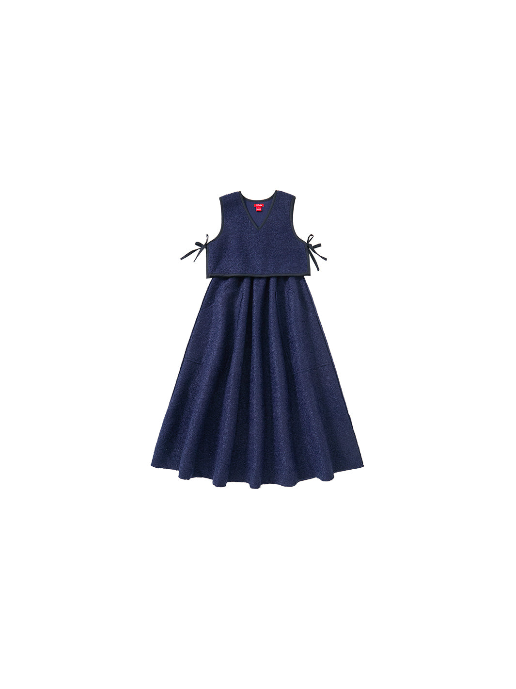 Brushed Sherpa Teen Set - Navy