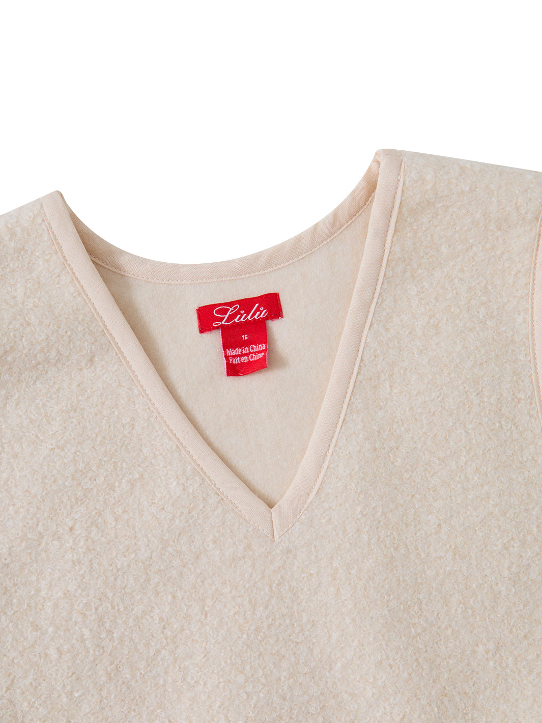 Brushed Sherpa Teen Set - Off White