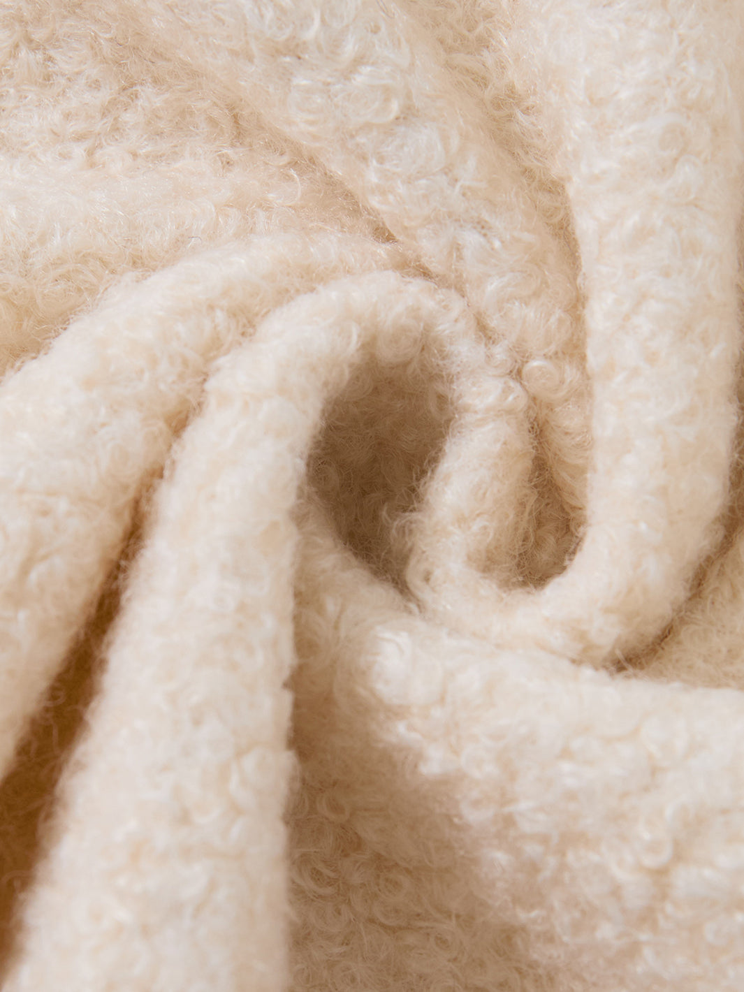 Brushed Sherpa Teen Set - Off White