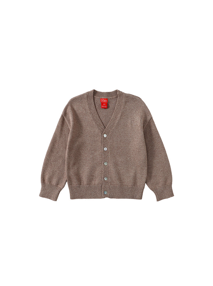 Classic Knit Emblem Cardigan