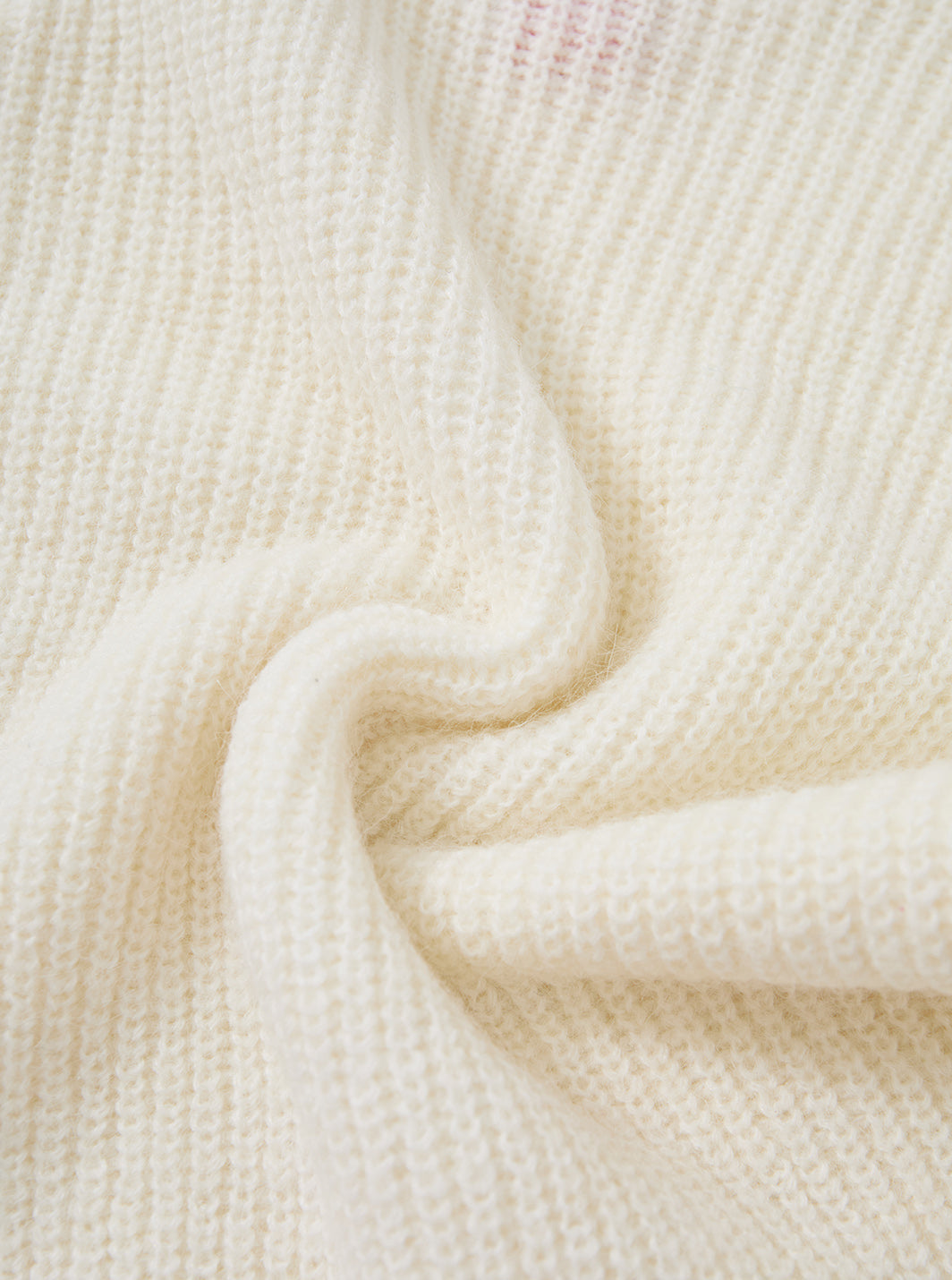 Knit Bow Sweater - Off White