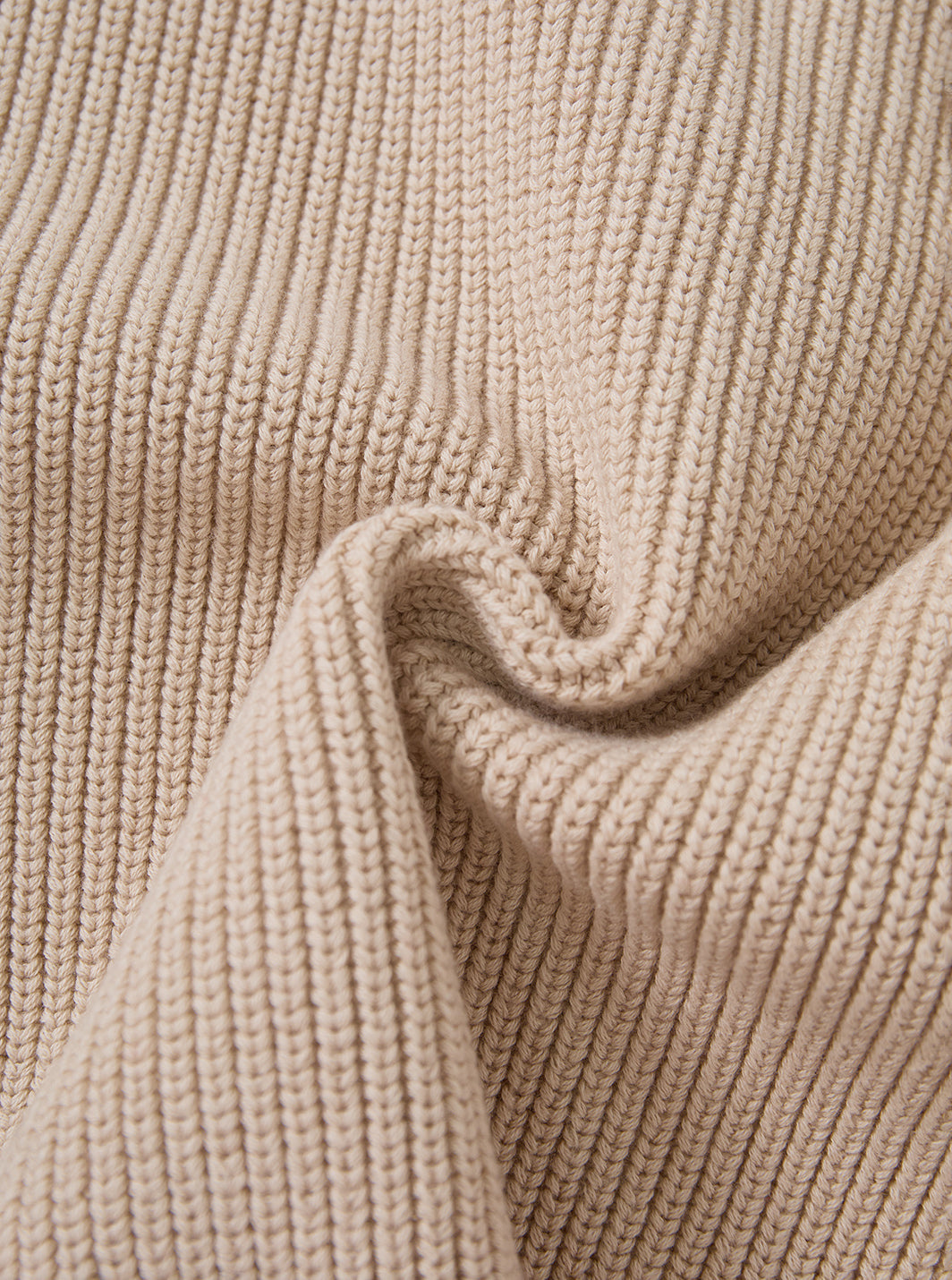 Chunky Knit Sweater - Cotton White