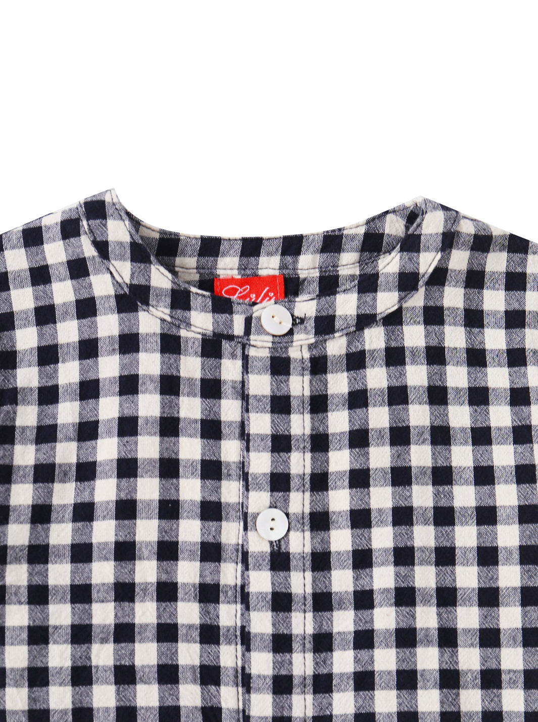 Gingham Boys Shirt