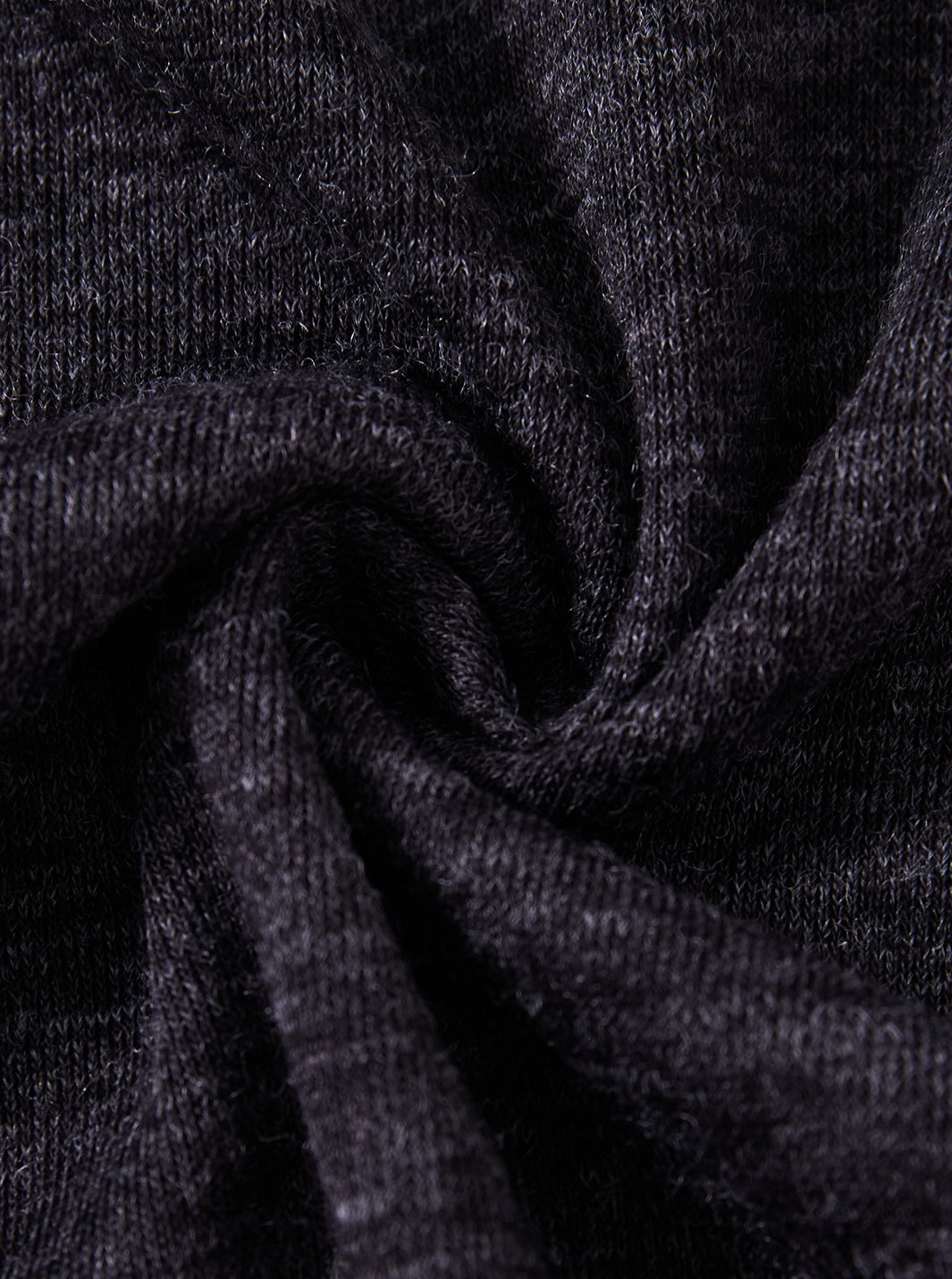 Grey Melange Gathered Set