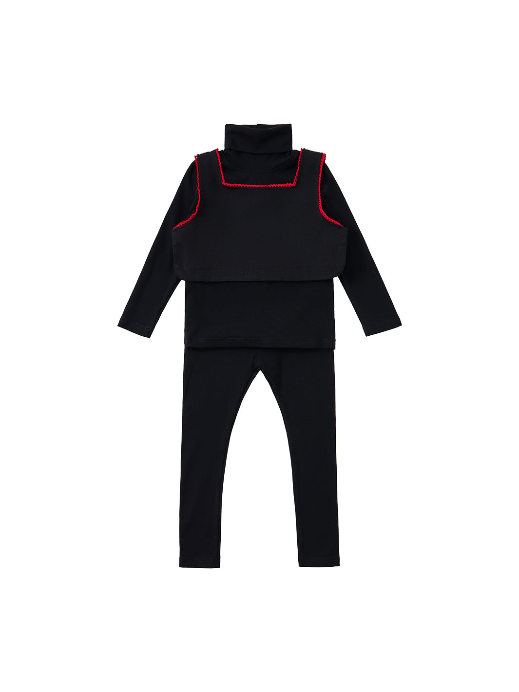 Rickrack Turtleneck Set