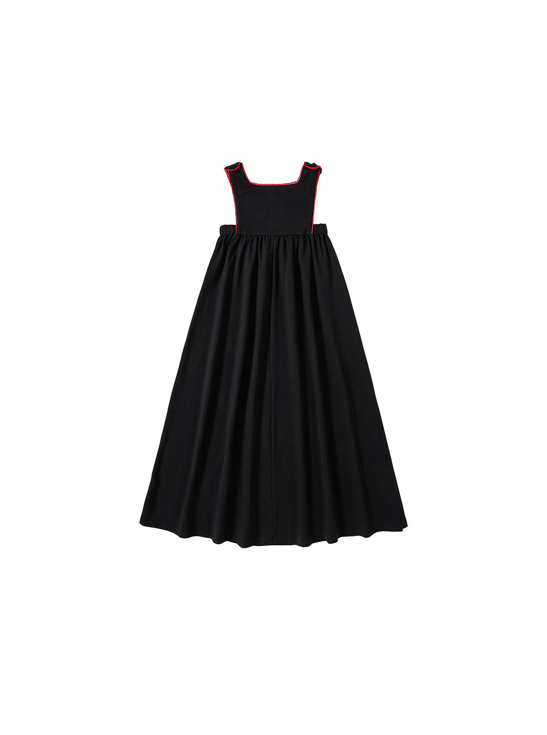 Rickrack Bib Robe - Black