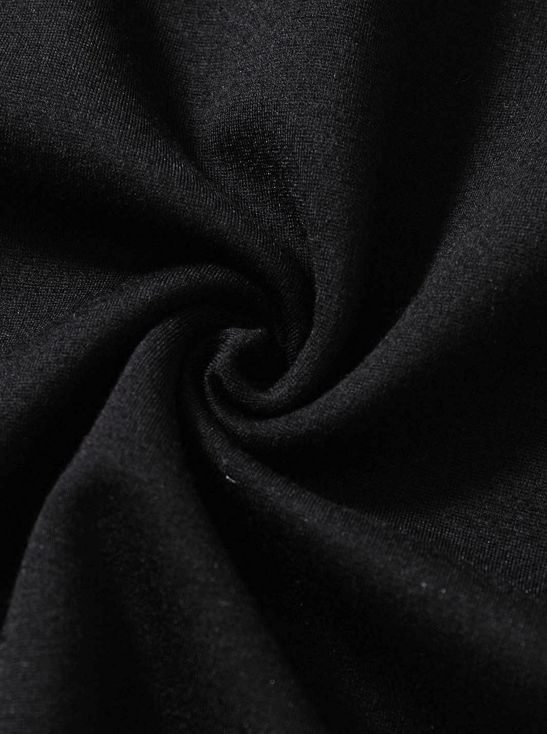 Rickrack Bib Robe - Black