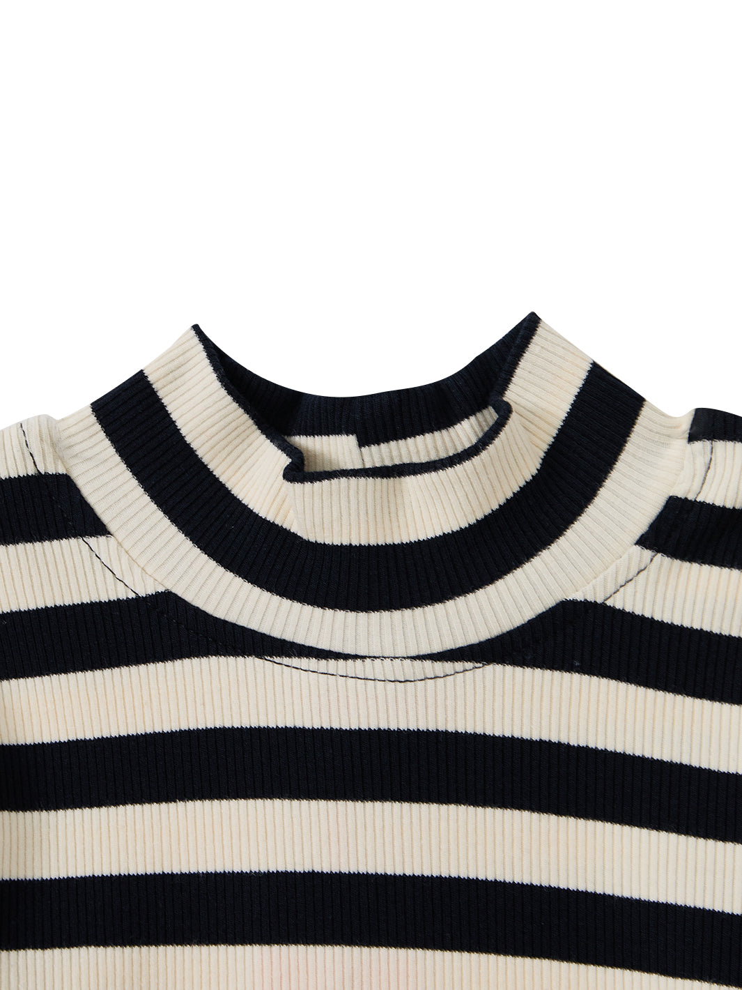 Striped T-Shirt - Black/Cream