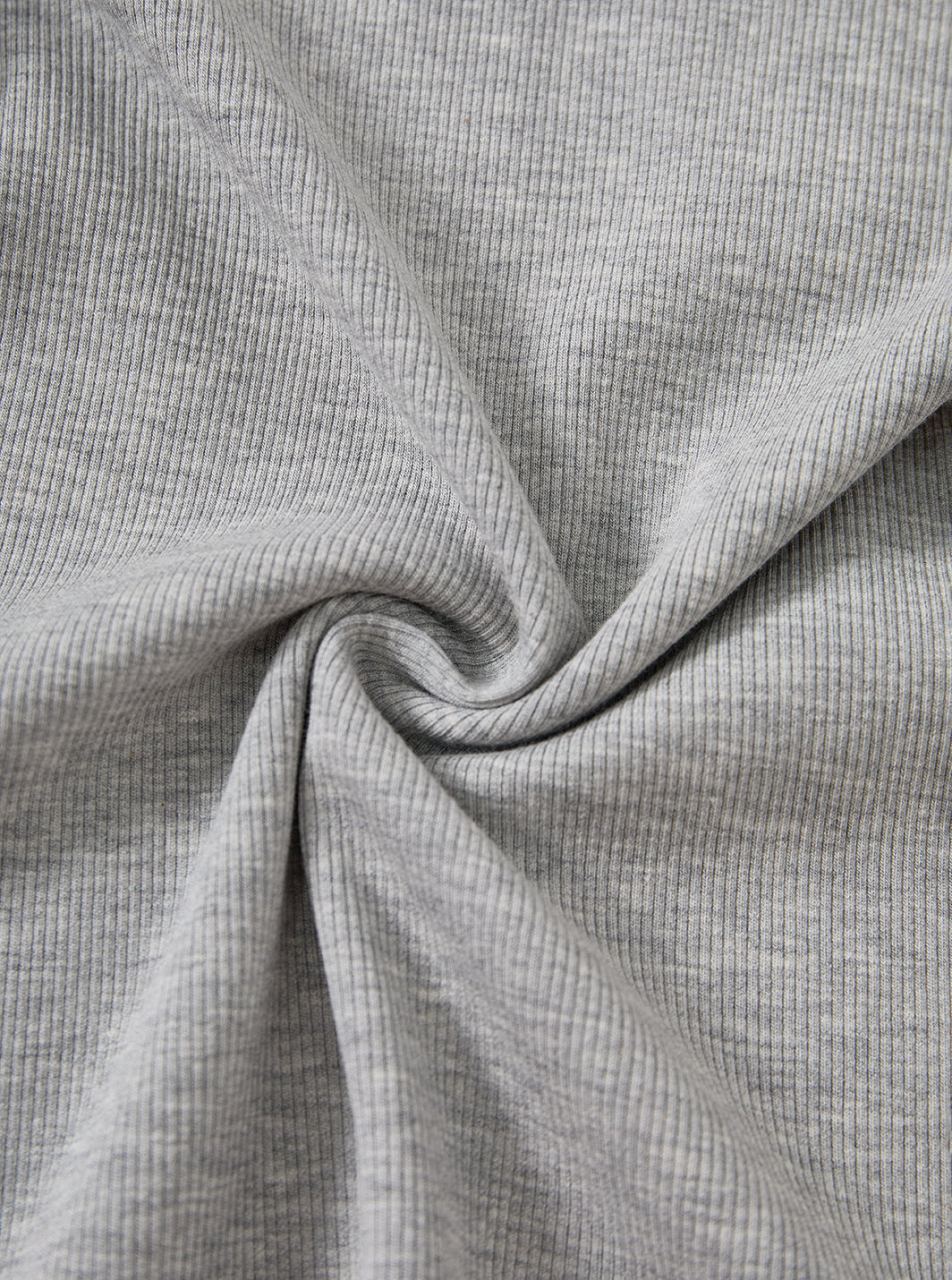 Grey Mock Neck T-Shirt
