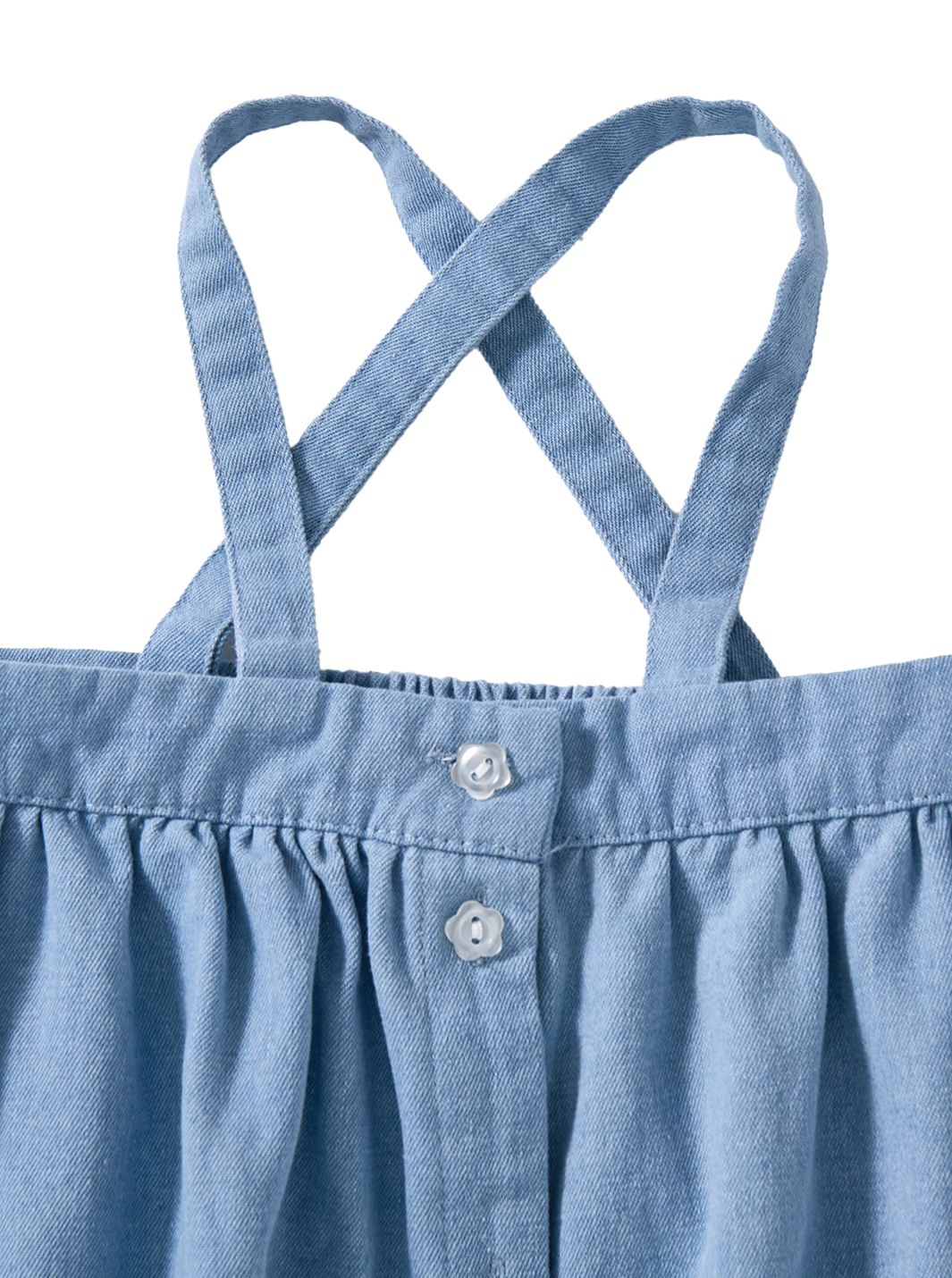 Denim Gathered Jumper