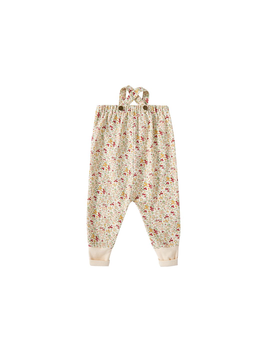 Floral Twill Overall