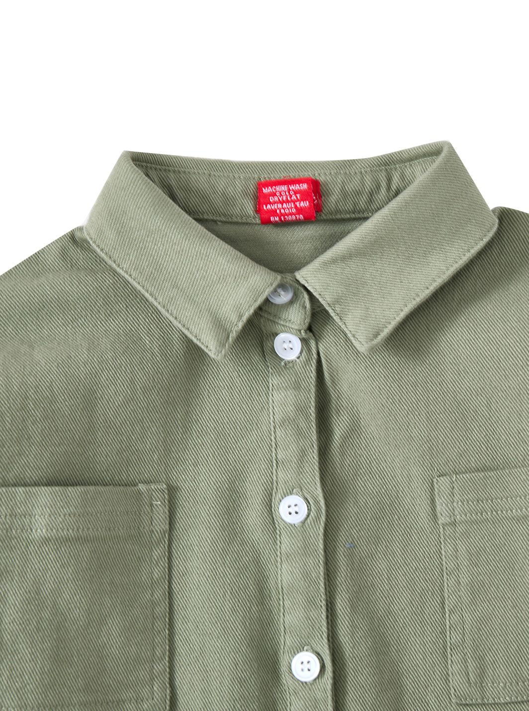 Drift Twill Dress - Pale Green