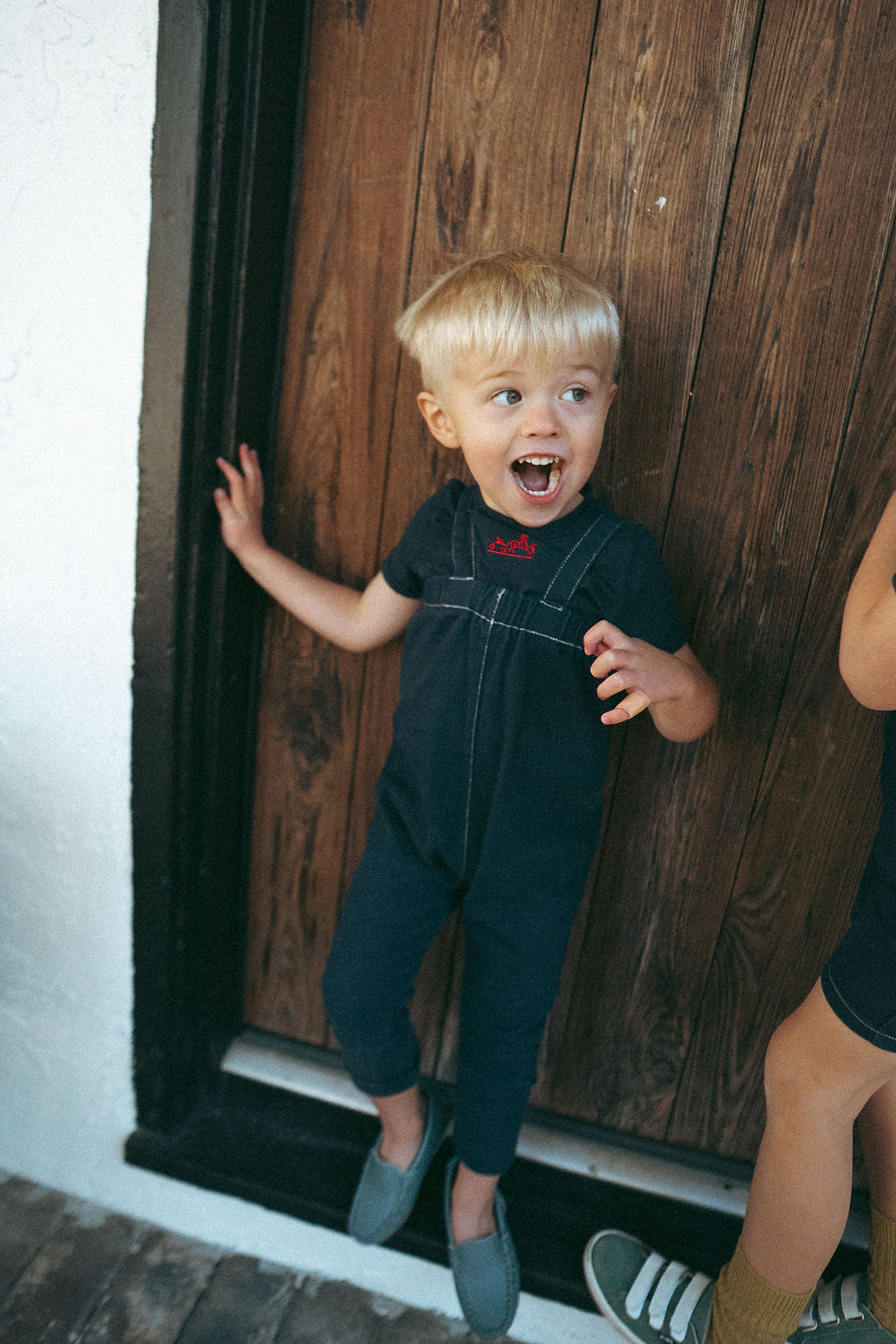 Embroidered Parade Overall - Navy