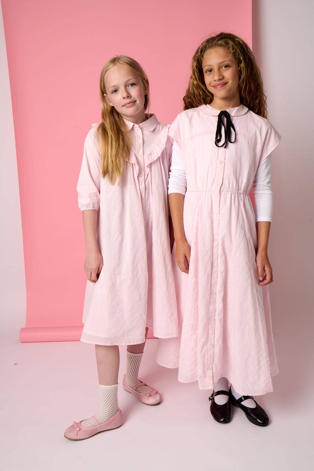 Eyelet Striped Dress