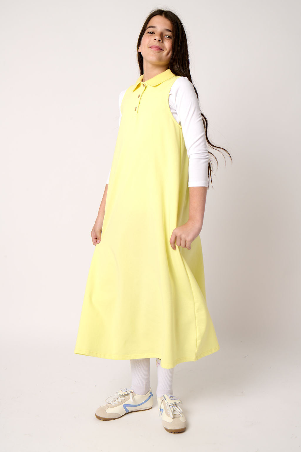 Collar Tea Length Jumper