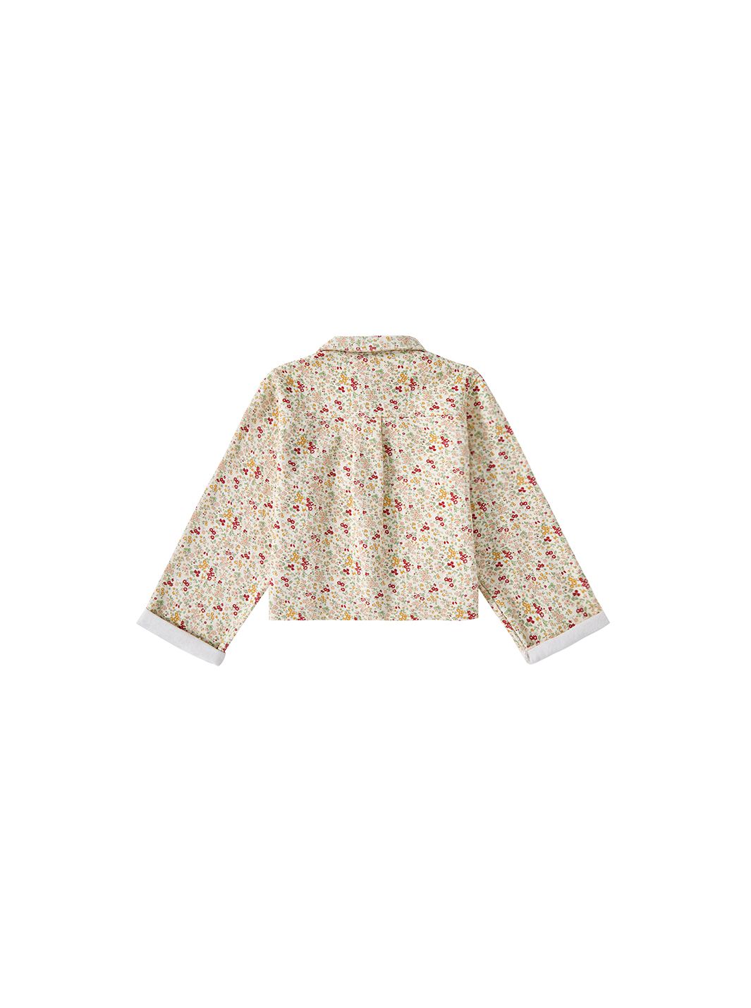 Cottage Floral  Crop Shirt