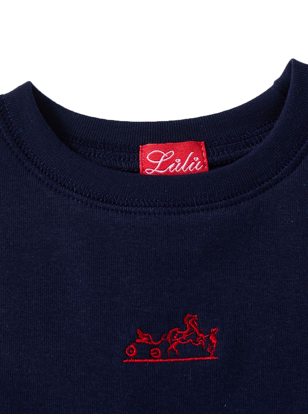 Emblem Short T-shirt - Navy