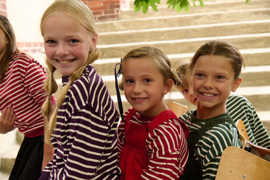 Classic Stripe Top - Burgundy/White