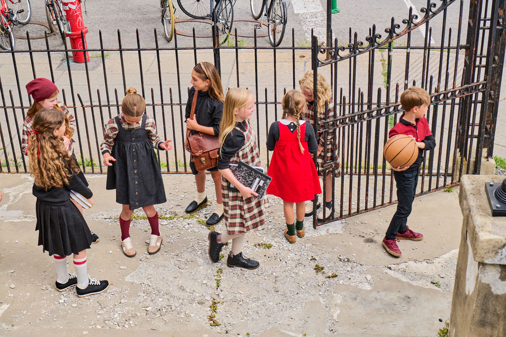 Plaid Turtleneck Dress