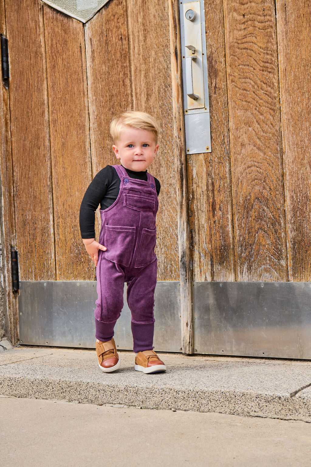 Velour Pocket Overall