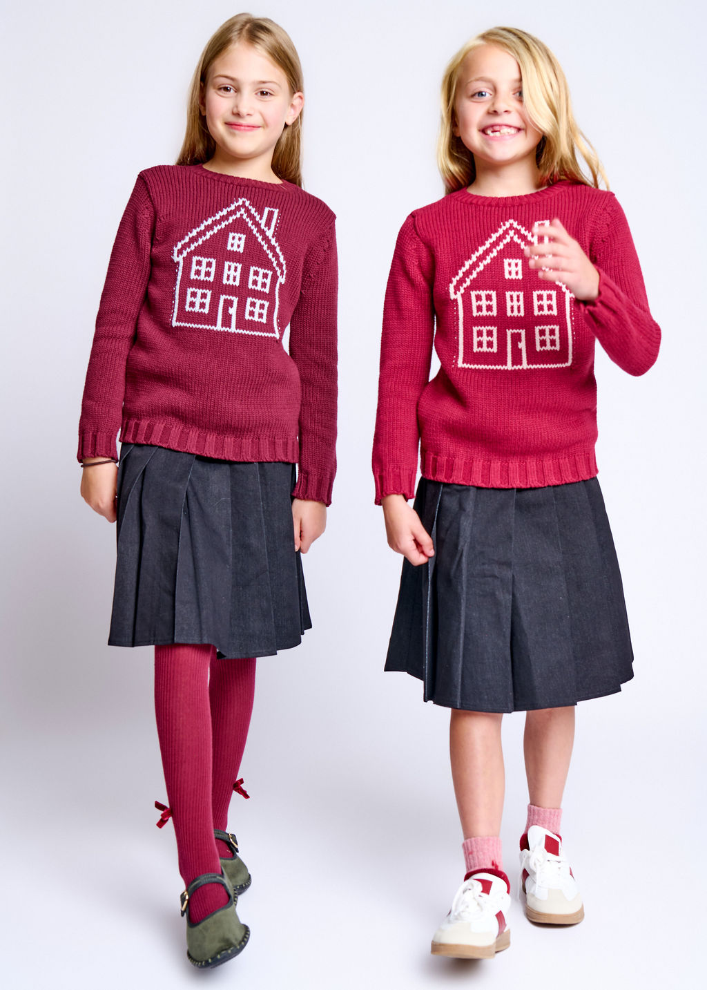 Big House Sweater - Wine mix