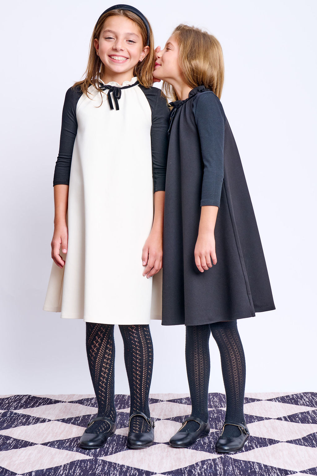 Trim Bow Jumper - Off White