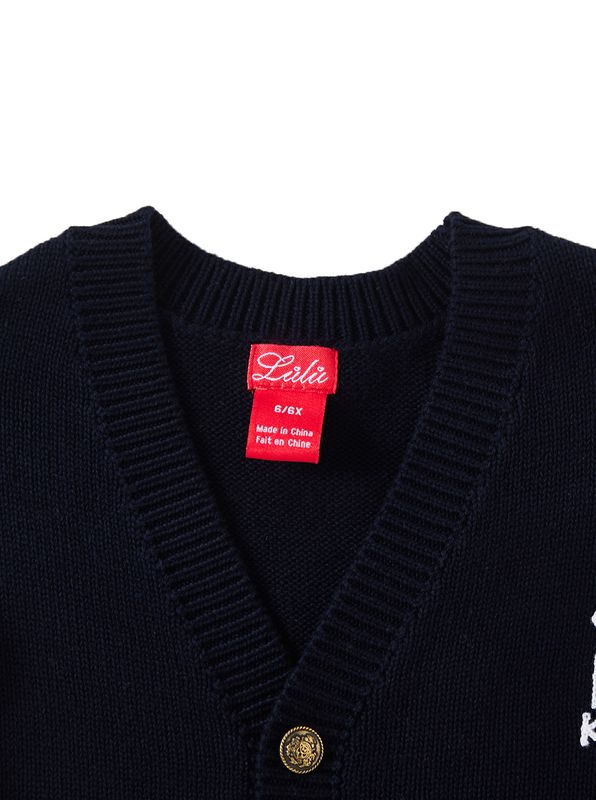 Signature Knit Cardigan  - Deep Navy