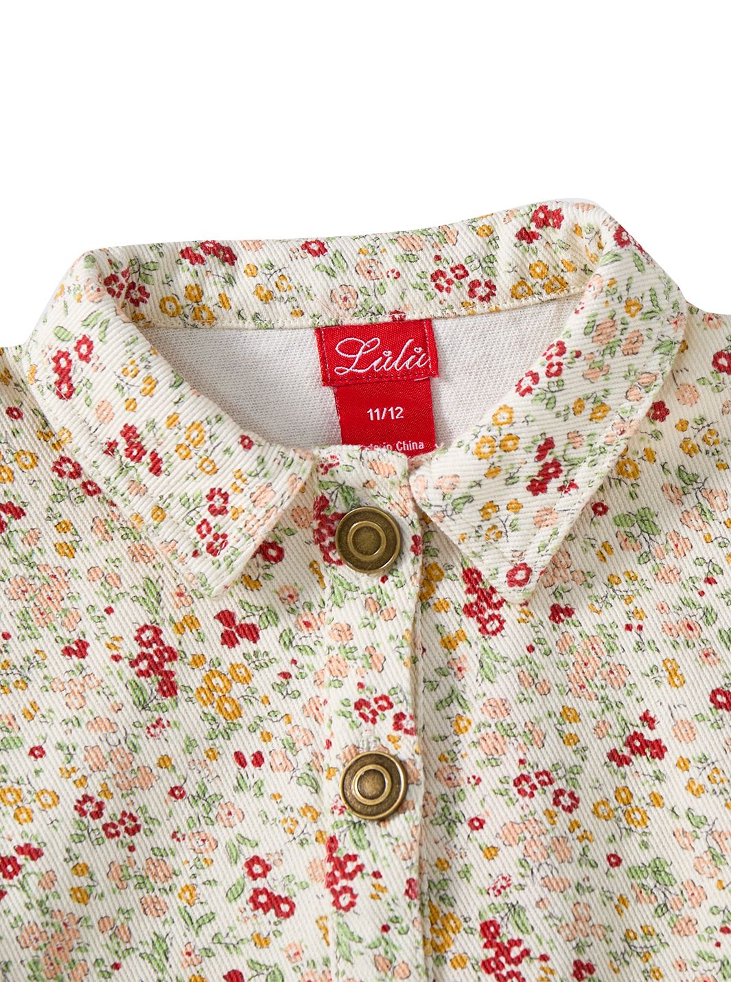Cottage Floral  Crop Shirt