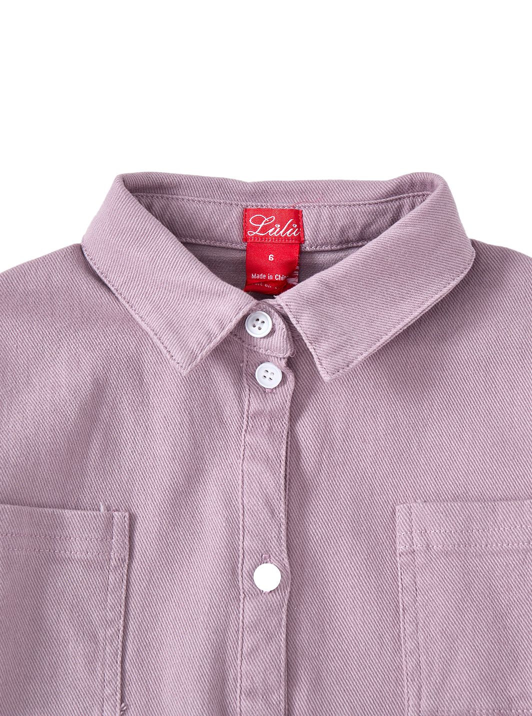 Drift Twill Dress - Pale Purple
