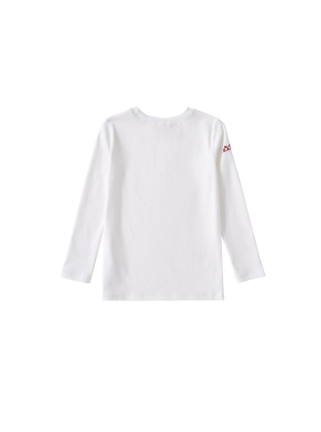 Emblem Long T-shirt - Ivory