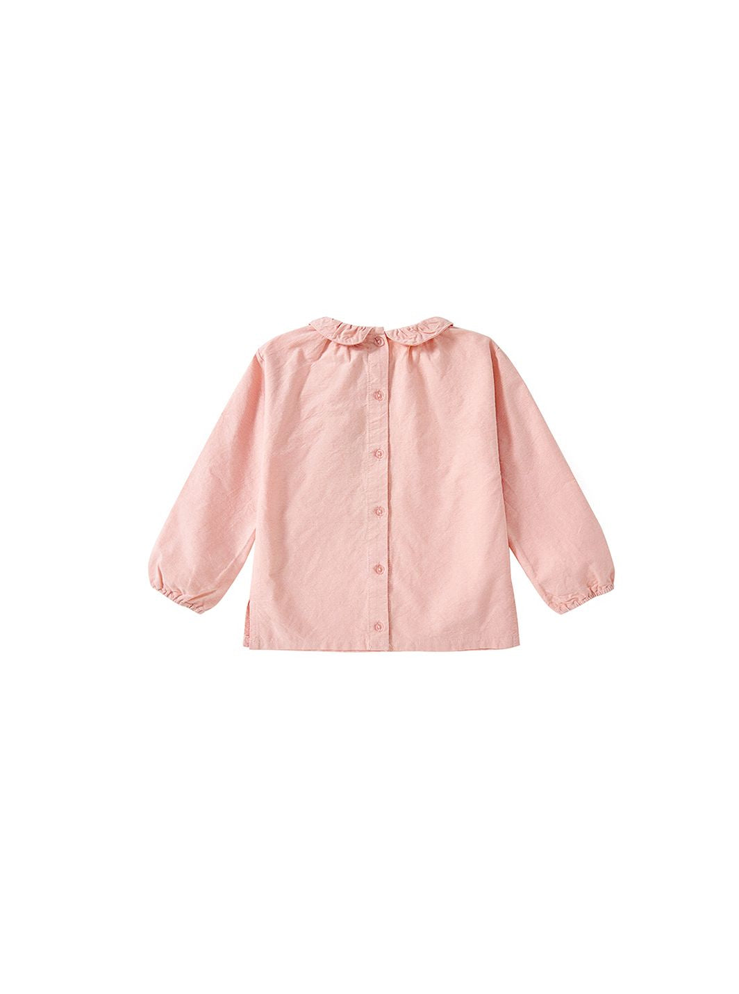 Peach Tea Gathered Shirt
