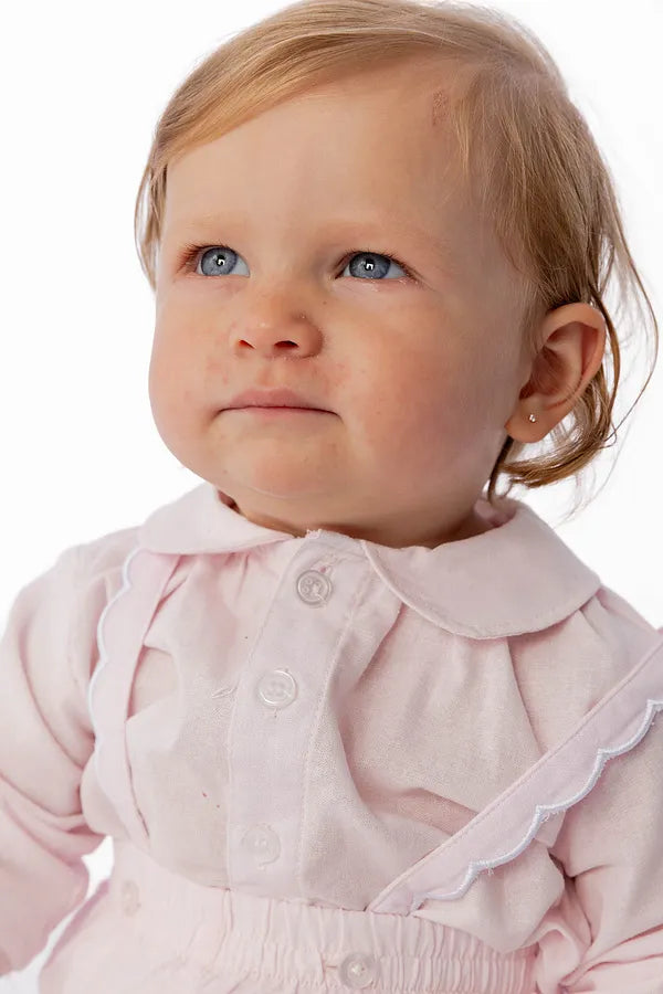 Sea Glass Romper - Pale Pink