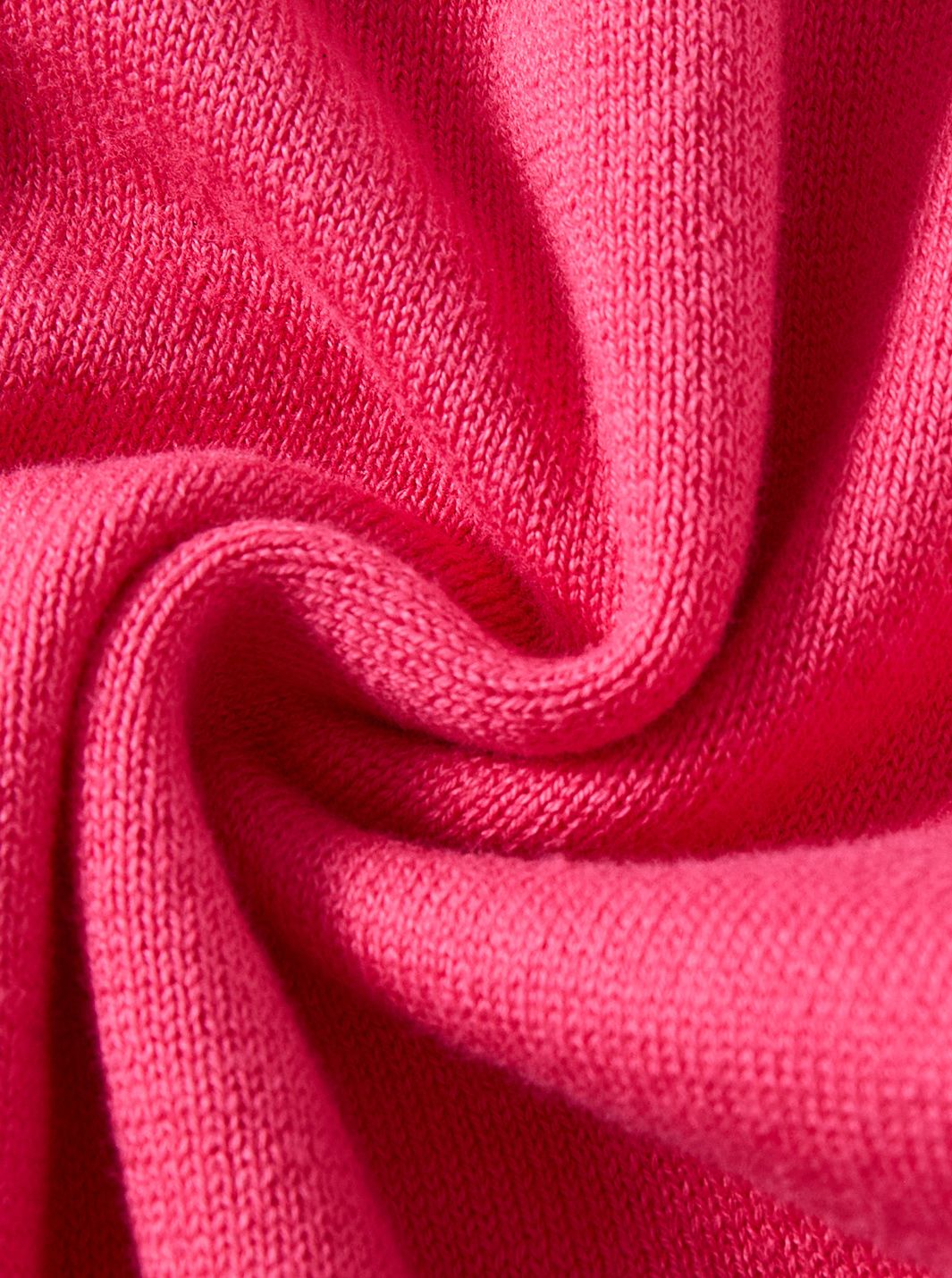 Signature Knit Ruffle Overall - Neon Hot Pink