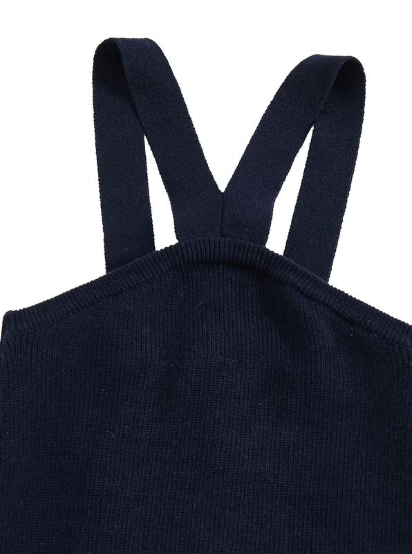 Knit Baby Overall - Deep Navy