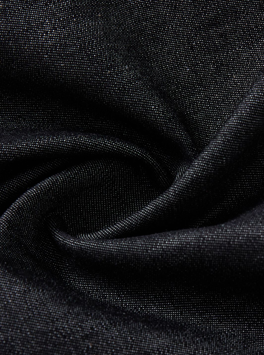 Denim A- Line Skirt - Black