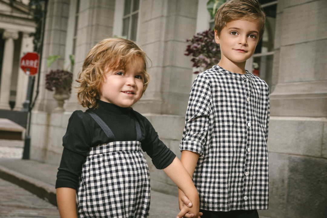 Gingham Overall Robe
