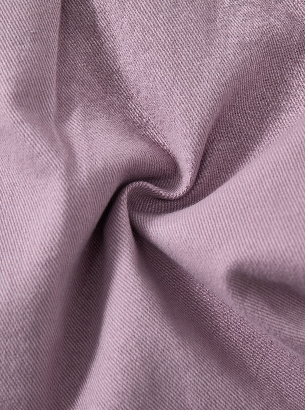Drift Twill Crop Shirt - Pale Purple